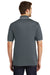 Port Authority K111 Mens Dry Zone Moisture Wicking Short Sleeve Polo Shirt Graphite Grey/White Back