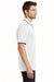 Port Authority K111 Mens Dry Zone Moisture Wicking Short Sleeve Polo Shirt White/Black Side