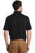 Port Authority K164 Mens SuperPro Moisture Wicking Short Sleeve Polo Shirt Black Back