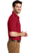 Port Authority K164 Mens SuperPro Moisture Wicking Short Sleeve Polo Shirt Red Side