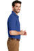 Port Authority K164 Mens SuperPro Moisture Wicking Short Sleeve Polo Shirt Blue Side