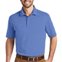 Port Authority Mens SuperPro Moisture Wicking Short Sleeve Polo Shirt - Ultramarine Blue - Closeout