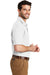 Port Authority K164 Mens SuperPro Moisture Wicking Short Sleeve Polo Shirt White Side
