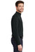 Port Authority K321 Mens Long Sleeve Mock Neck T-Shirt Black Side