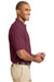 Port Authority K420 Mens Short Sleeve Polo Shirt Burgundy Side