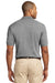 Port Authority K420 Mens Short Sleeve Polo Shirt Oxford Grey Back