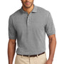 Port Authority Mens Shrink Resistant Short Sleeve Polo Shirt - Oxford Grey