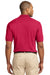 Port Authority K420 Mens Short Sleeve Polo Shirt Red Back