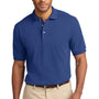 Port Authority Mens Shrink Resistant Short Sleeve Polo Shirt - Royal Blue