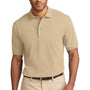 Port Authority Mens Shrink Resistant Short Sleeve Polo Shirt - Stone - Closeout