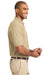 Port Authority K420 Mens Short Sleeve Polo Shirt Stone Brown Side