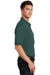 Port Authority K420P Mens Short Sleeve Polo Shirt w/ Pocket Dark Green Side