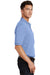 Port Authority K420P Mens Short Sleeve Polo Shirt w/ Pocket Light Blue Side