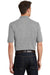 Port Authority K420P Mens Short Sleeve Polo Shirt w/ Pocket Oxford Grey Back