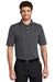 Port Authority K455 Mens Rapid Dry Moisture Wicking Short Sleeve Polo Shirt Charcoal Grey Front
