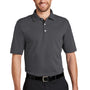 Port Authority Mens Rapid Dry Moisture Wicking Short Sleeve Polo Shirt - Charcoal Grey