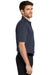 Port Authority K455 Mens Rapid Dry Moisture Wicking Short Sleeve Polo Shirt Navy Blue Side