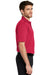 Port Authority K455 Mens Rapid Dry Moisture Wicking Short Sleeve Polo Shirt Red Side