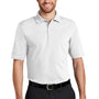 Port Authority Mens Rapid Dry Moisture Wicking Short Sleeve Polo Shirt - White
