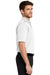 Port Authority K455 Mens Rapid Dry Moisture Wicking Short Sleeve Polo Shirt White Side