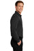 Port Authority K455LS Mens Rapid Dry Moisture Wicking Long Sleeve Polo Shirt Black Side