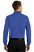Port Authority K455LS Mens Rapid Dry Moisture Wicking Long Sleeve Polo Shirt Royal Blue Back