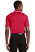 Sport-Tek K467 Mens Dri-Mesh Moisture Wicking Short Sleeve Polo Shirt Red Back