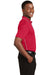 Sport-Tek K467 Mens Dri-Mesh Moisture Wicking Short Sleeve Polo Shirt Red Side