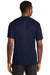 Sport-Tek K468 Mens Dri-Mesh Moisture Wicking Short Sleeve Crewneck T-Shirt Navy Blue Back