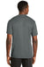Sport-Tek K468 Mens Dri-Mesh Moisture Wicking Short Sleeve Crewneck T-Shirt Steel Grey Back