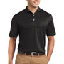 Sport-Tek Mens Dri-Mesh Moisture Wicking Short Sleeve Polo Shirt - Black