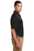 Sport-Tek K469 Mens Dri-Mesh Moisture Wicking Short Sleeve Polo Shirt Black Side