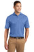 Sport-Tek K469 Mens Dri-Mesh Moisture Wicking Short Sleeve Polo Shirt Blueberry Front