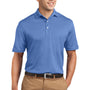 Sport-Tek Mens Dri-Mesh Moisture Wicking Short Sleeve Polo Shirt - Blueberry