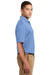 Sport-Tek K469 Mens Dri-Mesh Moisture Wicking Short Sleeve Polo Shirt Blueberry Side