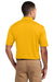 Sport-Tek K469 Mens Dri-Mesh Moisture Wicking Short Sleeve Polo Shirt Gold Back