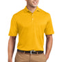 Sport-Tek Mens Dri-Mesh Moisture Wicking Short Sleeve Polo Shirt - Gold