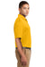 Sport-Tek K469 Mens Dri-Mesh Moisture Wicking Short Sleeve Polo Shirt Gold Side
