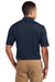 Sport-Tek K469 Mens Dri-Mesh Moisture Wicking Short Sleeve Polo Shirt Navy Blue Back