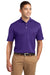 Sport-Tek K469 Mens Dri-Mesh Moisture Wicking Short Sleeve Polo Shirt Purple Front