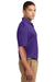Sport-Tek K469 Mens Dri-Mesh Moisture Wicking Short Sleeve Polo Shirt Purple Side