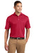 Sport-Tek K469 Mens Dri-Mesh Moisture Wicking Short Sleeve Polo Shirt Red Front