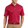 Sport-Tek Mens Dri-Mesh Moisture Wicking Short Sleeve Polo Shirt - Red