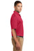 Sport-Tek K469 Mens Dri-Mesh Moisture Wicking Short Sleeve Polo Shirt Red Side