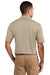 Sport-Tek K469 Mens Dri-Mesh Moisture Wicking Short Sleeve Polo Shirt Sandstone Brown Back