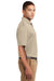 Sport-Tek K469 Mens Dri-Mesh Moisture Wicking Short Sleeve Polo Shirt Sandstone Brown Side