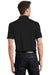 Port Authority K497 Mens Moisture Wicking Short Sleeve Polo Shirt Black Back