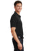 Port Authority K497 Mens Moisture Wicking Short Sleeve Polo Shirt Black Side