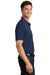 Port Authority K497 Mens Moisture Wicking Short Sleeve Polo Shirt Navy Blue Side