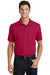 Port Authority K497 Mens Moisture Wicking Short Sleeve Polo Shirt Red Front